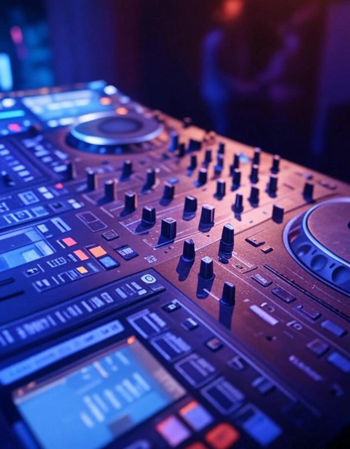 Dj mixer, blockchain